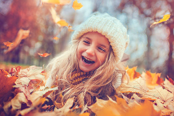 Child in autumnChild in autumn