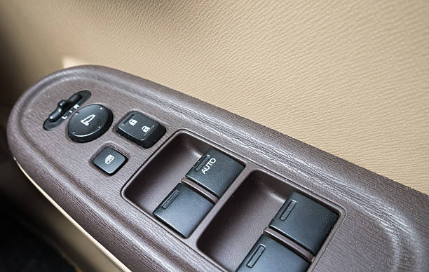 istock Group of control panel in car luxury car 605985442