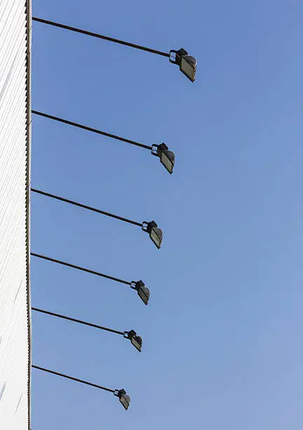 Photo of Spot-light  over Blue Sky