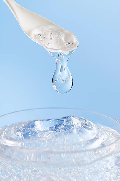Close up of gel drop