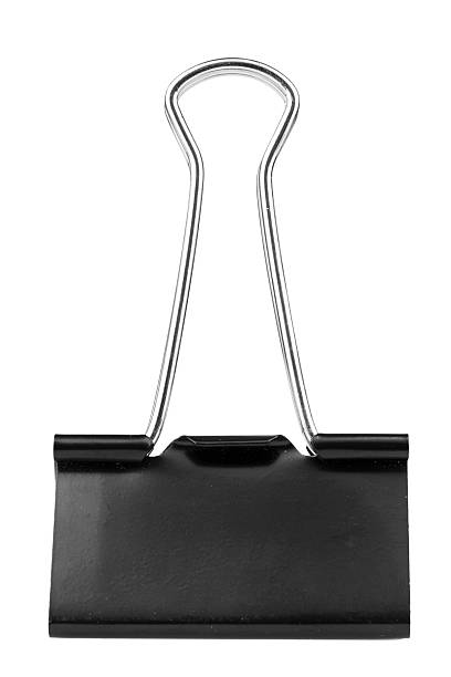 istock black paperclip on white background 605989076