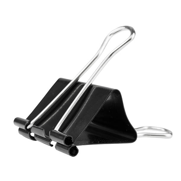 istock black paperclip on white background 605989126