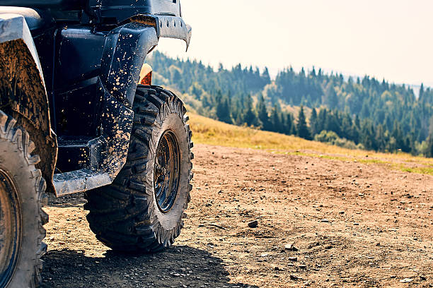 istock Quadbike in the mountains 605992022