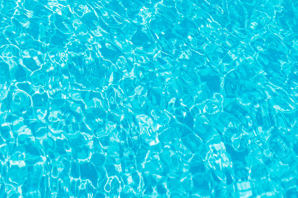 istock Pool water background with the sun reflecting. 605992720