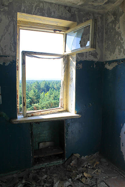 istock Interior of an abandoned house 605995402