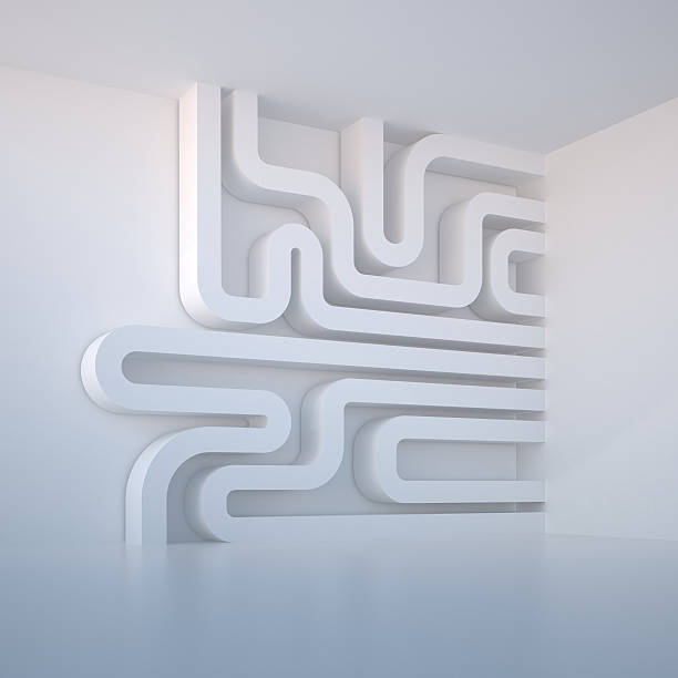 istock Image and association: microcircuit, pipeline, labyrinth, intestine. 605998042