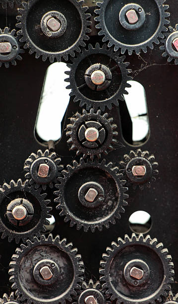 istock fragment of the machine 606002118