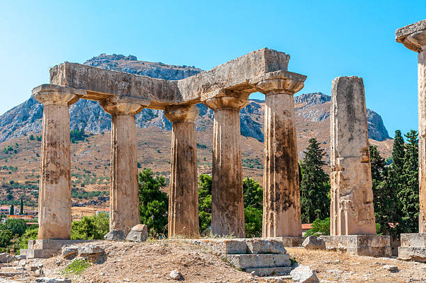 istock Ancient columns of the Corinthian Church 606005174