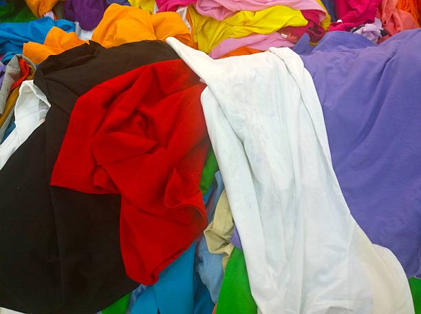 istock The Secondhand clothes in the market 606006998