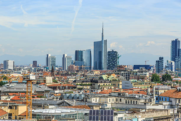 istock Milan new city view from above 606012880