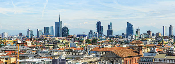 istock Milan new city view from above 606013008