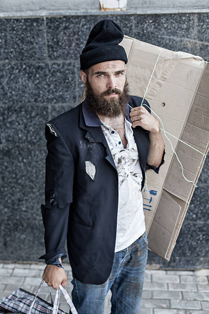 istock Vagrant on the street 606017618