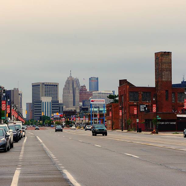 istock View Toward Downtown Detroit on Michigan Ave 606020026