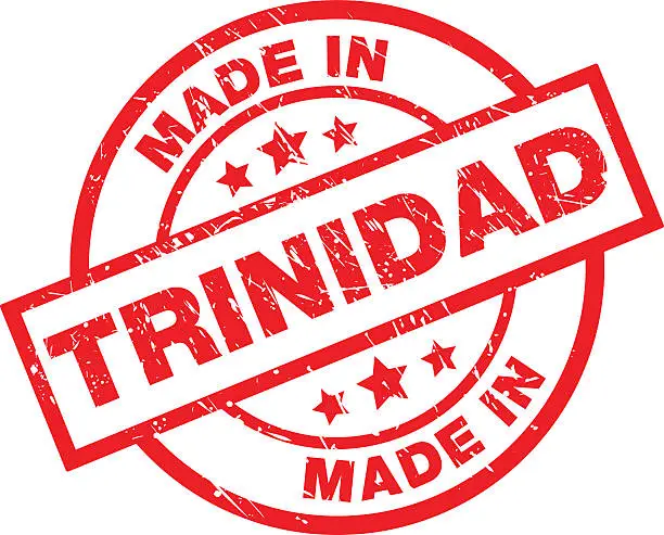 Vector illustration of MADE IN TRINIDAD