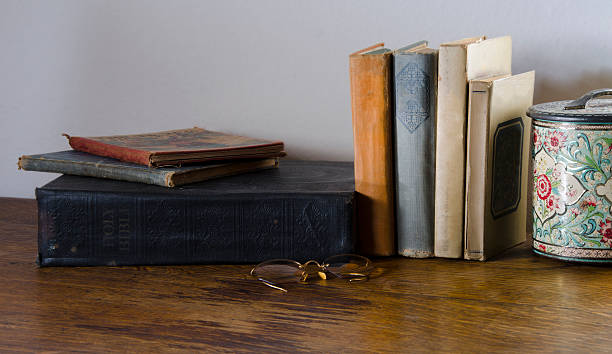 istock Antique Books on Desk 606195256