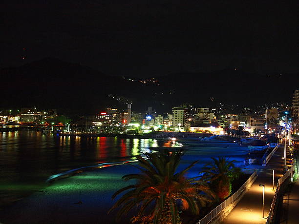 istock Night of the Atami Sun-beach 606195574