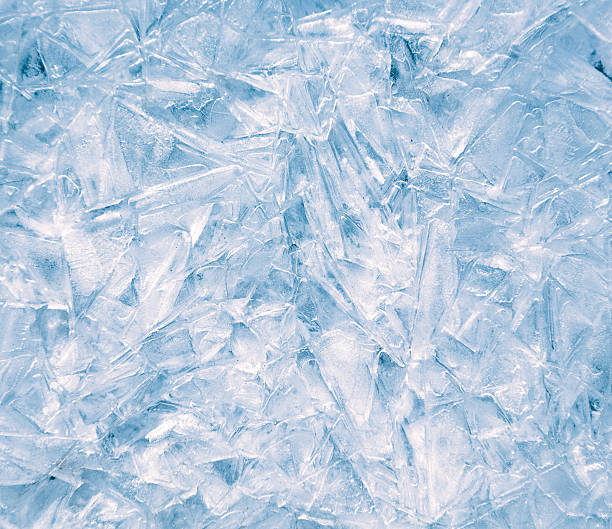 istock Close-up of ice surface, abstract background. 606198080