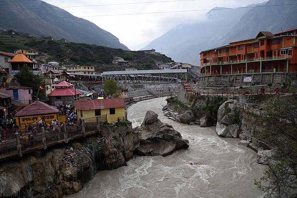 istock Badrinath town Uttarakhand India Asia 606199962