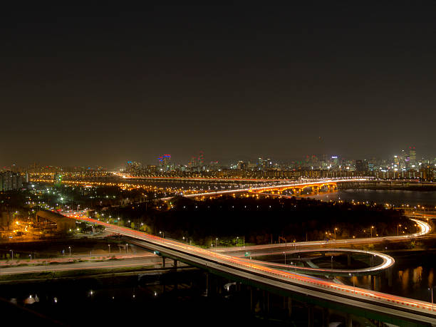 istock night scene,  seoul in south korea 606200226