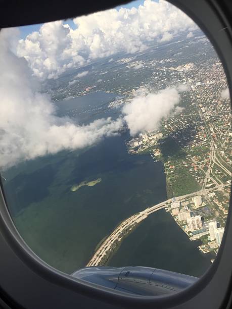 istock airplane view of tropical ocean 606203546