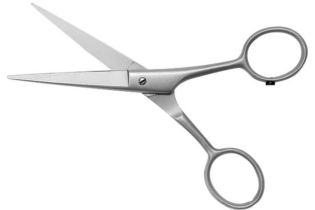istock Hair scissors on white background isolated 606203624