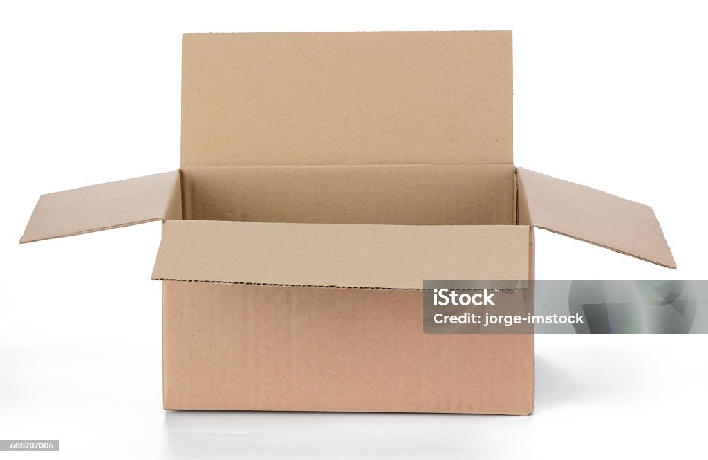 Cardboard Box Openview Open Cardboard Box Stock Photo - Download Image Now - Brown, Cardboard ...