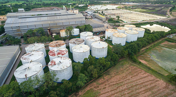 istock aerial view of sewage treatment 606215806