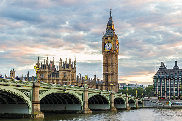 istock Big Ben on sunset. London, United Kingdom 606219578