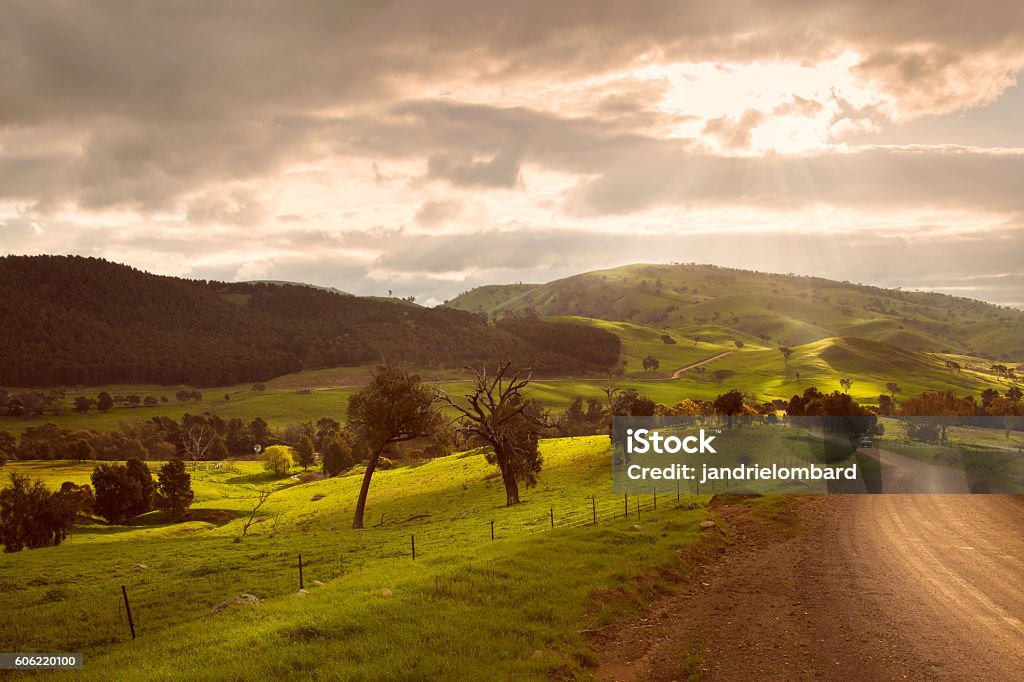 Australian countryside Australia Stock Photo