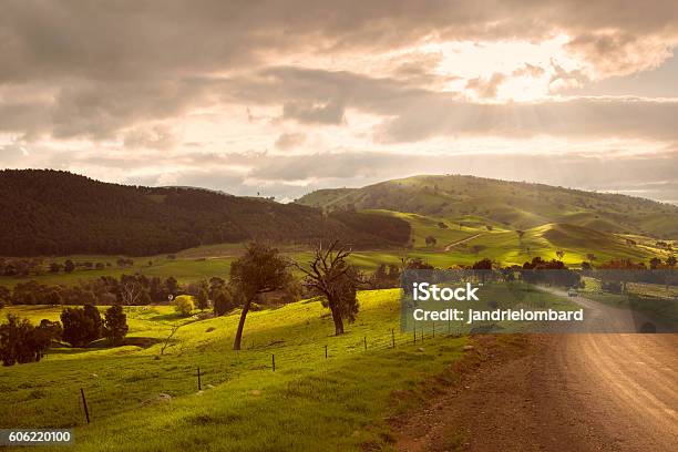 Australian Countryside Stock Photo - Download Image Now - Australia, New South Wales, Orange Color