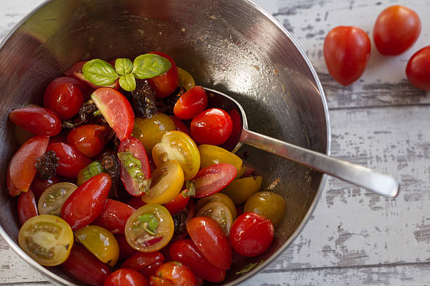 Salada de Tomate Misto - foto de acervo