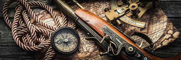 istock vintage marine still life 606221894