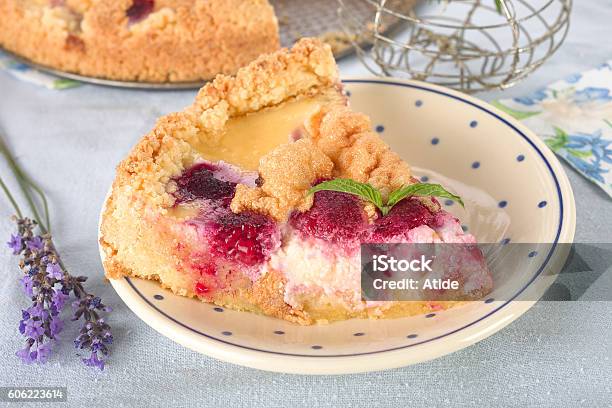 Raspberry Cake Stock Photo - Download Image Now - Baked, Baked Pastry Item, Bakery