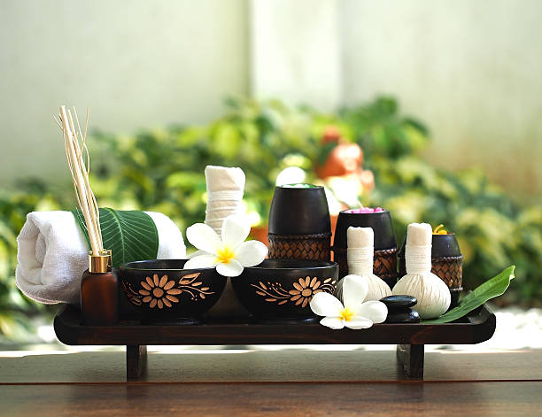 istock Spa treatment and massage, Thailand, soft and select focus 606226344