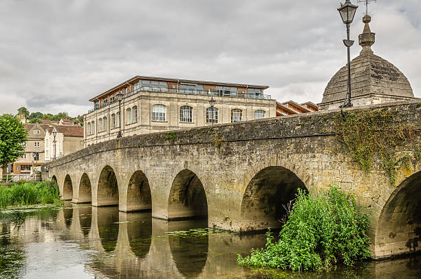 istock Bridge over river, Bradford-on-Avon, Wiltshire, England 606227090