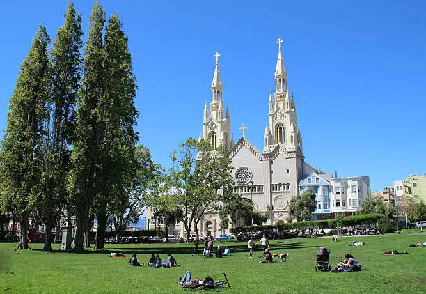 Photo of Saints Peter and Paul Church in San Francisco