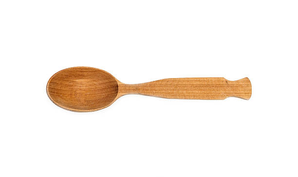 istock wooden spoon isolated on white background 606228286