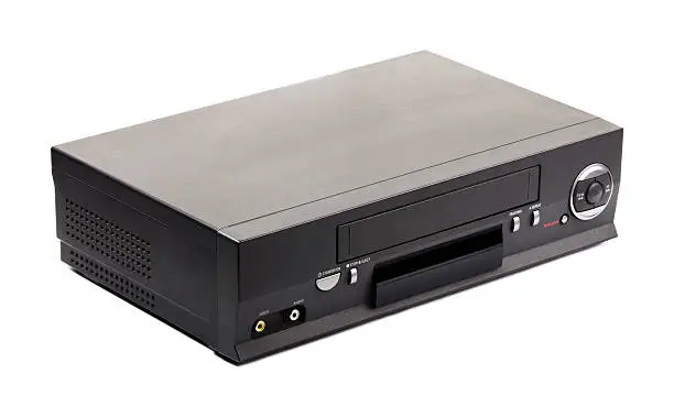 Photo of VHS video recorder
