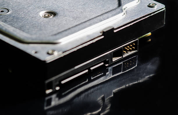istock Close up of hard drive from the computer 606232832