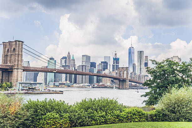istock Brooklyn Bridge and Manhattan Skyline 606233412