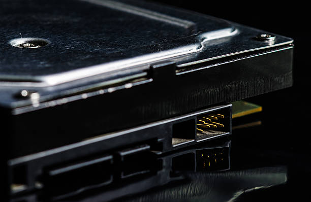 istock Close up of hard drive from the computer 606233576