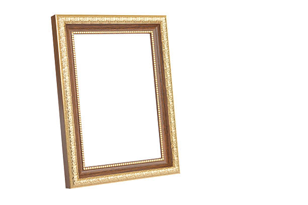 istock Picture frame isolated on the white background 606234592