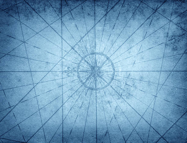 Blue background Nautical theme old grunge background. vintage boat stock pictures, royalty-free photos & images