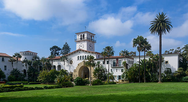 Santa Barbara Courthouse stock photo