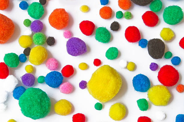 istock Colorful cotton balls 606631252