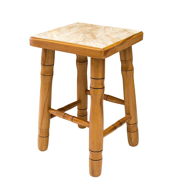 istock wood chair isolated on white 606632414