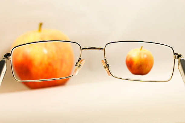 istock Apple saw from eygalsses with different zoom 606639450