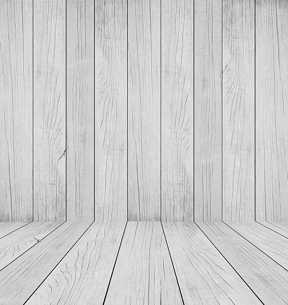 istock Grey wood room texture background  - display your products 606640362