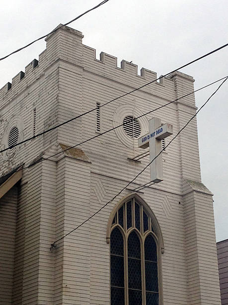 istock God Is Not Dead, Church Sign, San Francisco 606666620