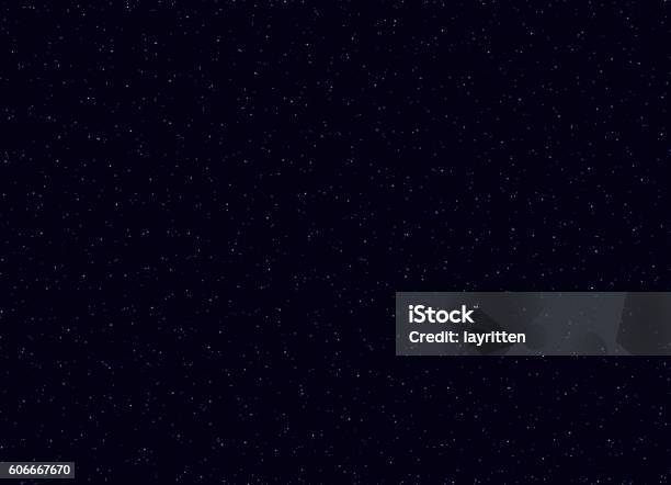 Illustration Vectorielle Darrièreplan Des Étoiles De Lespace Du Ciel Nocturne Vecteurs libres de droits et plus d'images vectorielles de Forme étoilée